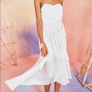 NWT Ulla Johnson Delilah Dress Sz 8 Dove